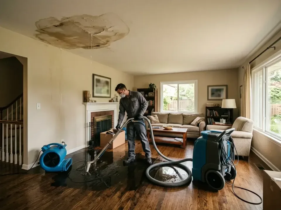 attic-pipe-burst-ceiling-drip-008 — frequently asked questions, Water Damage Restoration & Carpet Care in Shenandoah Farms,…